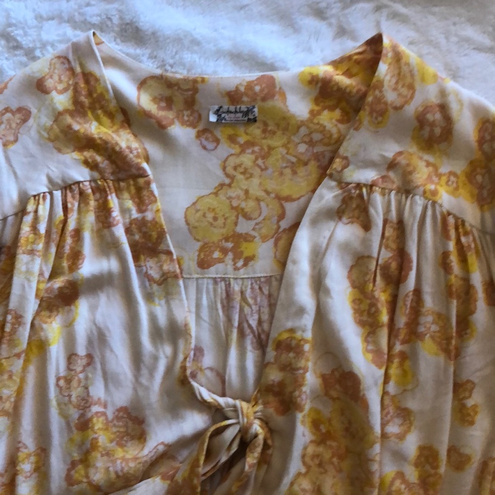 Free People Forties Feel Bell Sleeve Bodysuit - Picture 8 of 8